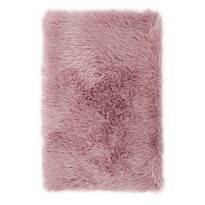 AmeliaHome Dokka szőrme, rózsaszín, 75 x 120 cm
