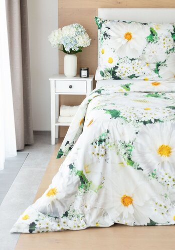 Matějovský bombažna posteljna pregrinjala DeluxeFlowers, 140 x 220 cm, 70 x 90 cm