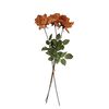 Umetno cvetje Rose bakreno, 74 cm, 3 kosi