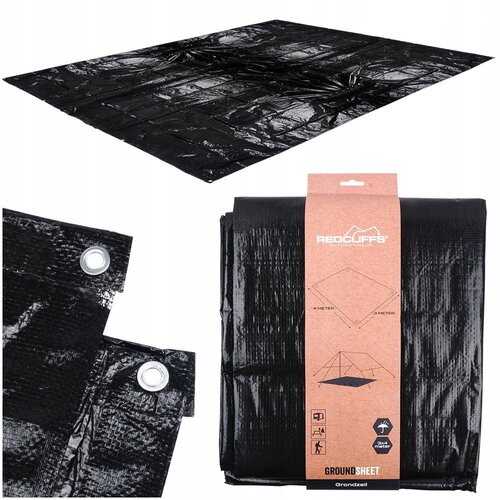 Redcliffs Plachta pod stan, 3 x 4 m, čierna