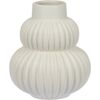 Vază ceramică Circulo alb, 13,5 x 15,5 cm
