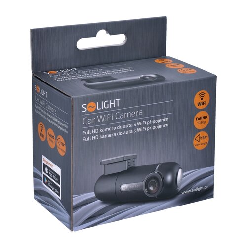 Solight CC01 Full HD Kamera do auta s WiFi, černá