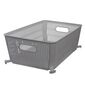 Orion Пластиковий штабельований кошик NESTA, 28,5 x 23 x 12 см, сірий