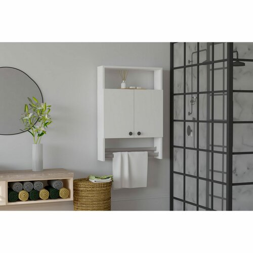 Badezimmerschrank Ela White