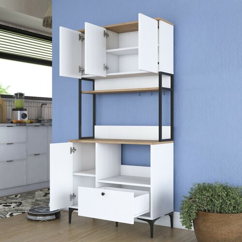 Schrank Jesy Walnut and White