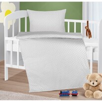 Bellatex Дитячий набір подушок і ковдр Стразисірий, 75 x 100 см, 42 x 32 см