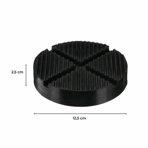 Tampon de cauciuc pentru cric auto Sixtol JACK PAD4, 12,5 x 2,5 cm