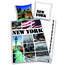 Bavlněné povlečení New York collage, 140 x 200 cm, 70 x 90 cm