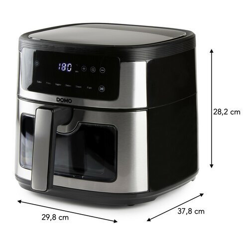 DOMO DO548FR horkovzdušná fritéza s průzorem, 6 l