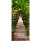 Fototapet vertical Green bridge, 90 x 202 cm