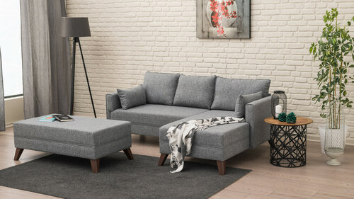 Rohová rozkládací pohovka Bella Corner Right 2 Grey