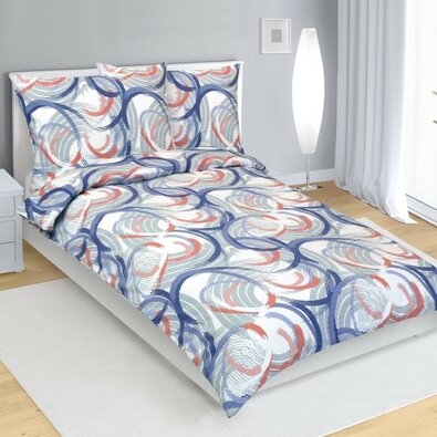 Bellatex Крепове постільна білизна Bublina, 140 x200 см, 70 x 90 см