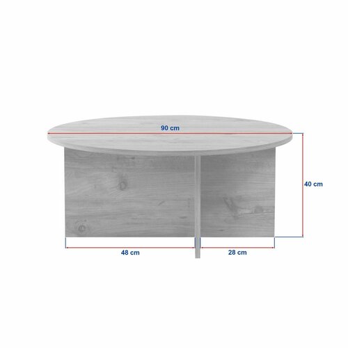 Soleil Sapphire Oak dohányzóasztal