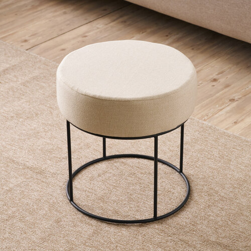 Polsterhocker Didim Cream