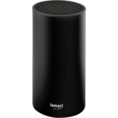 Lamart LT2081 blok za nože 22,5 cm, črn