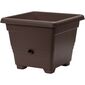Plastia Selbstbewässernder Blumentopf Bergamot, Schokolade, 60 x 60