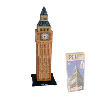 Puzzle 3D Big Ben, 294 dílků, vícebarevná