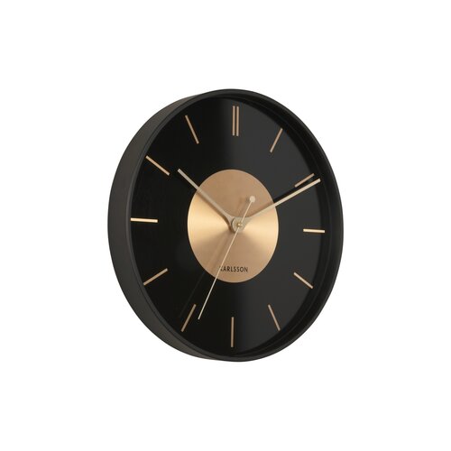 Karlsson 5918BK dizajnové nástenné hodiny 35 cm, čierna