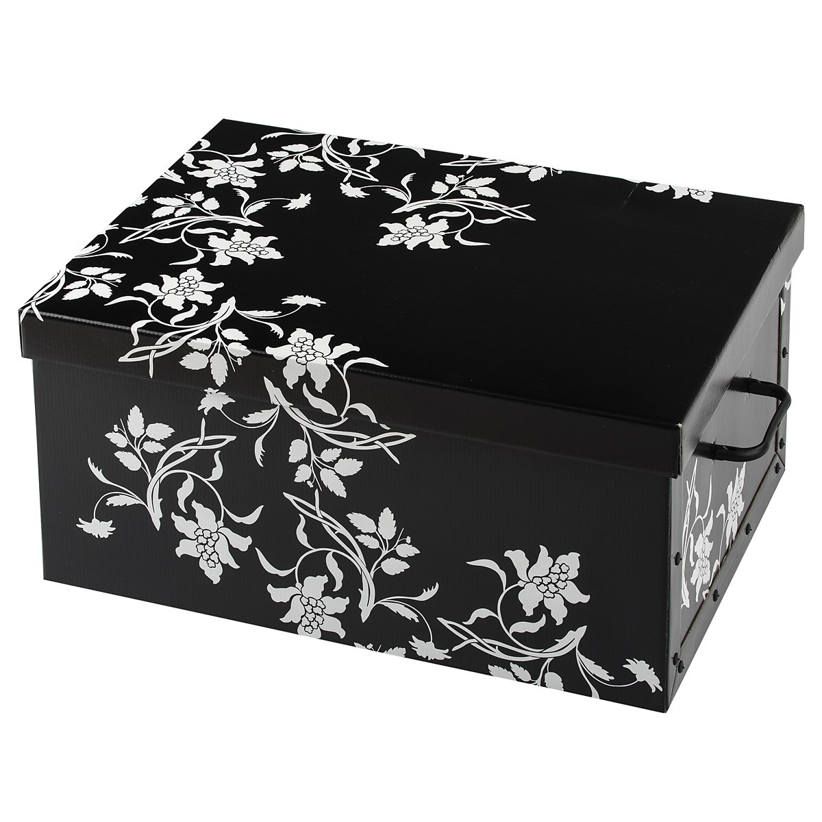 Úložný box 51 x 37 x 24 cm, čierna,