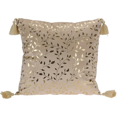 Vzglavnik Golden twig bež, 45 x 45 cm