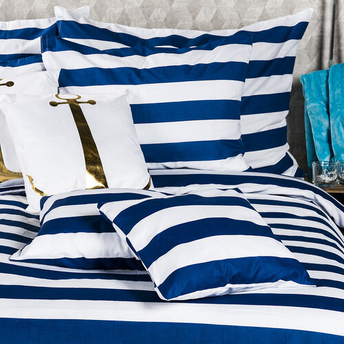 Lenjerie de pat din bumbac 4Home Navy, 140 x 200cm, 70 x 90 cm