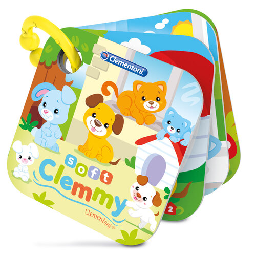 Clementoni Clemmy baby - kocky s knižkou, domáce zvieratá
