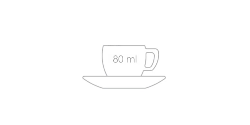 Tescoma Crema espresso csésze csészealjjal 80 ml