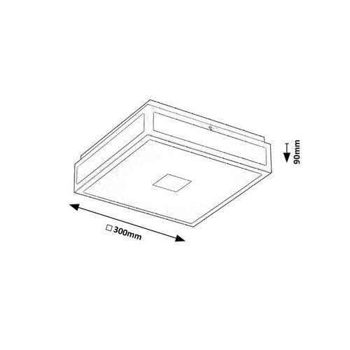 Rabalux 75032 kúpeľňové stropné LED svietidlo Zoya, chrómová