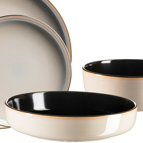 Set de masă Mäser 10 piese ALENIA, bej