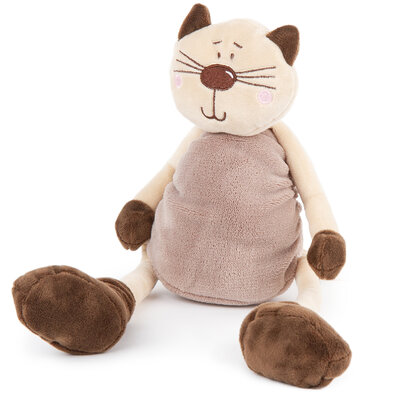 Plyšová mačka z dolgimi nogami, 40 cm