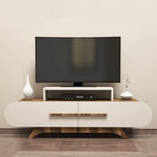 TV-Lowboard Rose Walnut Cream