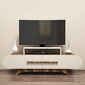 TV asztal Rose Walnut Cream