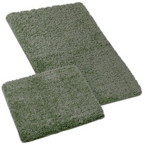 Набір килимків для ванної кімнати Micro зелений, 60 x 100 см, 60 x 50 см