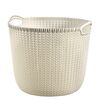 Curver 03675-X64 okrogel koš Knit 30 l, krem