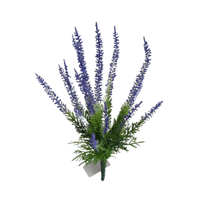 Umetna cvetlica Vřes modrá, 29 cm