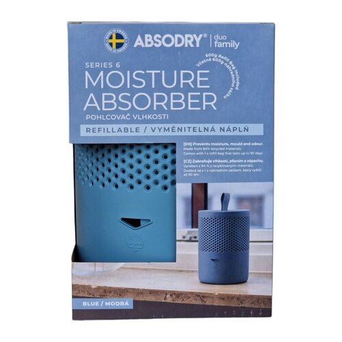 Everbrand Moisture Absorber Absodry Duo családizsák 6-sorozat, 50 m3-ig, kék színű