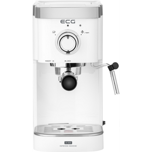 ECG ESP 20301 White kavni aparat z ročico, 1,25 l,bela