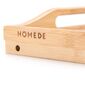 Tavă de servire Homede Malande din bambus, 50 x 30 x 21 cm