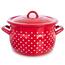 Orion Emajlirani lonec s pokrovom Tečka, 20 cm