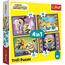 Trefl Puzzle Gru, Dru i Minionki 3 W świecie Minionków, 4w1 35, 48, 54, 70 elementów