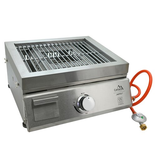Cattara 14101 Tischgasgrill mit Pizzaofen Napoli