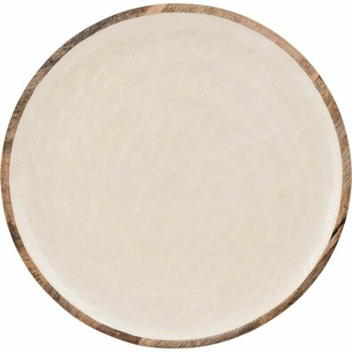 Runder flacher Teller Mango, 30 x 1,5 cm