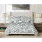 Lenjerie de pat Matex Satin Frunze tropicale , 140 x 200 cm, 70 x 90 cm