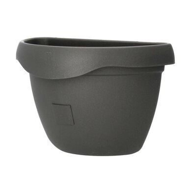 Plastia Samozavlažovací kvetináč na stenu Siesta sivá, 29 cm