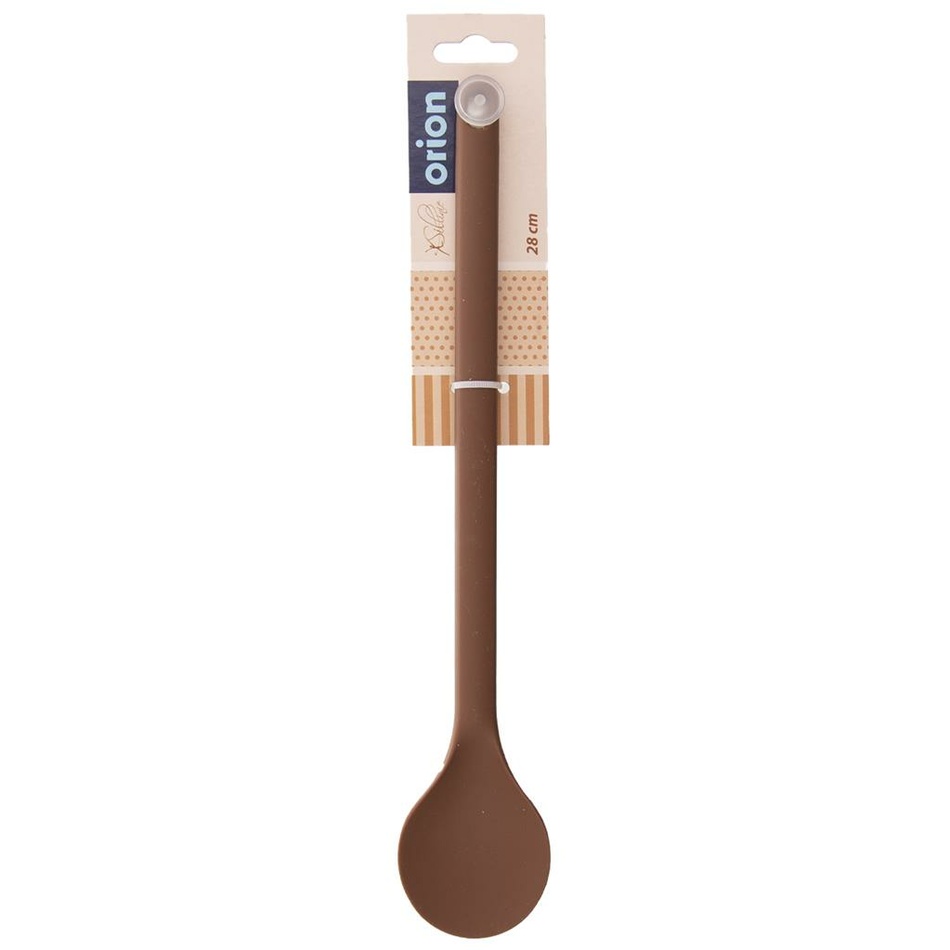 Orion kerek szilikon kanál, barna, 28 cm , barna termék 2. képe