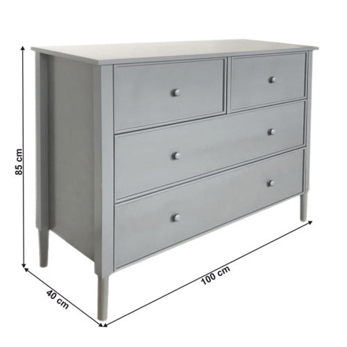 Komoda AVIELA , šedá