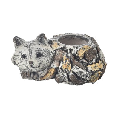 InDecor Ceramiczny doniczka na kwiaty lis Ebi, 34x 25 x 17 cm
