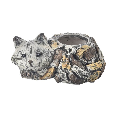 InDecor Ghiveci ceramic pentru flori vulpe Ebi, 34x 25 x 17 cm