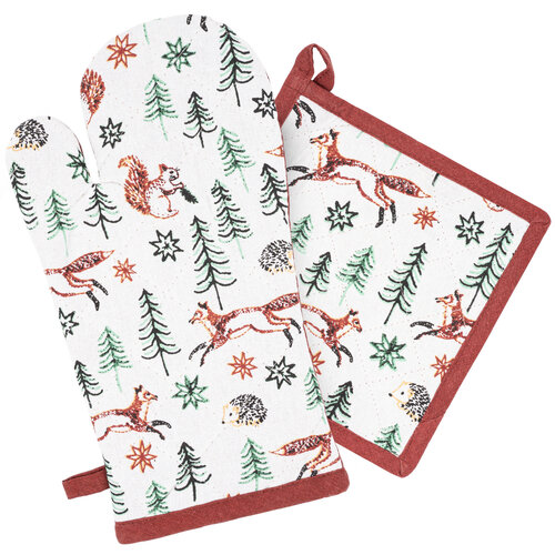 Home Elements Kuhinjska prijemalka z magnetom inpodstavkom Lisice, 18 x 32 cm, 20 x 20 cm