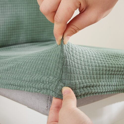 4Home Napínací potah na židli Magic clean zelená,45 - 50 cm, sada 2 ks